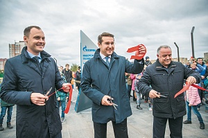 Открытие главного центра притяжения в Ухте - набережной газовиков - радость для всех жителей города.