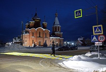 АО «Транснефть – Север» помогло оснастить пешеходные переходы в Ухте проекторами для повышения безопасности